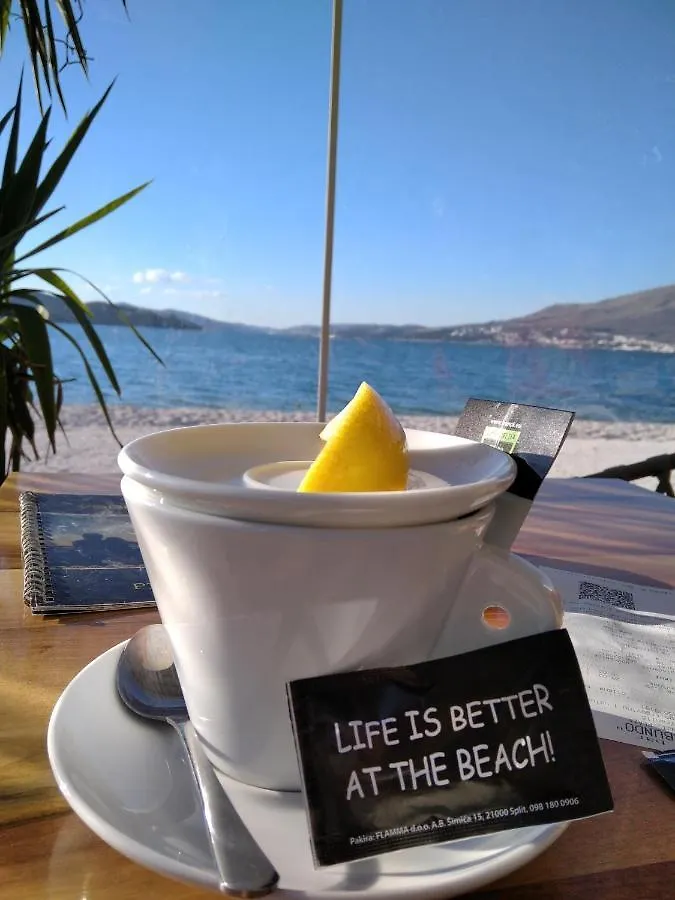 Luxury Apartment Dreams In Okrug With Swimming Pool, Sea View, Wifi, Parking Trogir